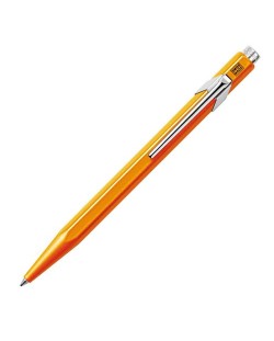 Автоматична химикалка Caran d'Ache 849 Metal Collection Flourescent Orange – Син