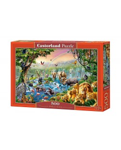 Пъзел Castorland от 500 части - Река в джунглата