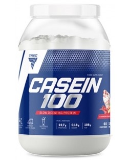 Casein 100, ягода и банан, 1800 g, Trec Nutrition