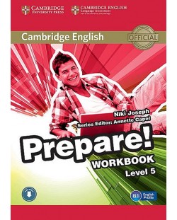 Cambridge English Prepare! Level 5 Workbook with Audio / Английски език - ниво 5: Учебна тетрадка с аудио
