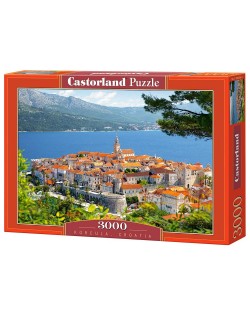 Пъзел Castorland от 3000 части - Корчула, Хърватия
