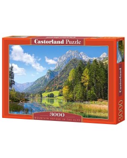 Пъзел Castorland от 3000 части - Планинско кътче в Алпите