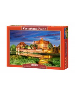 Пъзел Castorland от 1000 части - Замъка Малборк в Полша