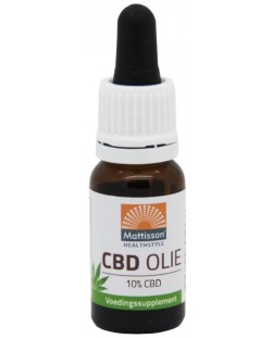 CBD Oil 10%, капки, 10 ml, Mattisson Healthstyle