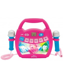 CD плейър Lexibook - Disney Princess MP320DPZ, розов/син