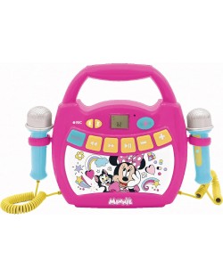 CD плейър Lexibook - Minnie Mouse MP320MNZ, розов/жълт