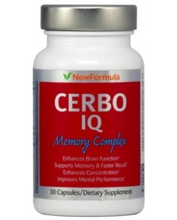 Cerbo IQ Memory Comlex, 30 капсули, New Formula