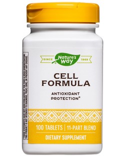 Cell Formula Antioxidant Protection, 100 таблетки, Nature's Way