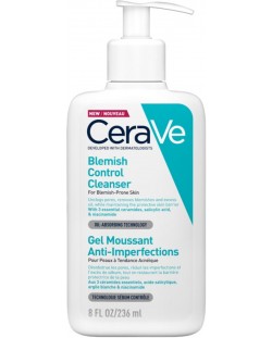 CeraVe Почистващ гел за лице против несъвършенства, 236 ml