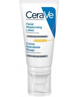 CeraVe Хидратиращ крем за лице, SPF50, 52 ml