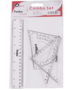 Чертожен комплект Foska - 4 части, 20 cm