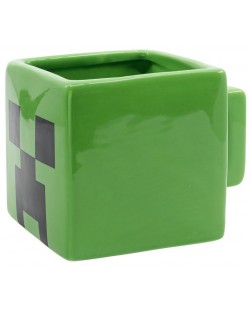 Чаша 3D ABYstyle Games: Minecraft - Creeper, 450 ml