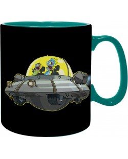 Чаша с термо ефект ABYstyle Animation: Rick & Morty - Spaceship, 460 ml