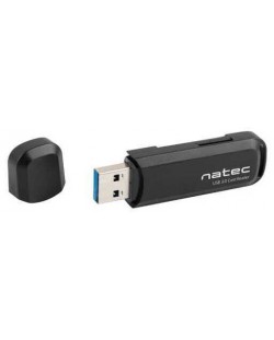 Четец за карти Natec - Scarab 2, SD/micro SD, USB 3.0, черен