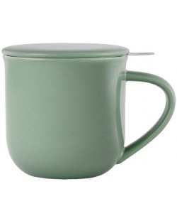 Чаша за чай с цедка Viva Scandinavia - Minima Stone Green, 350 ml