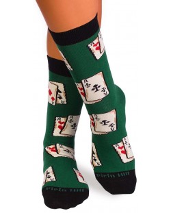 Чорапи Pirin Hill - Colour Cotton Rock, размер 39-42, зелени