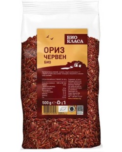 Червен ориз, 500 g, Био Класа