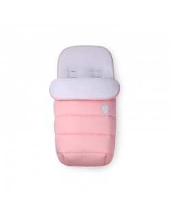 Чувалче за бебешка количка KikkaBoo Embroidered - Бебешко розово