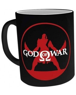 Чаша с термо ефект GB eye Games: God of War - Kratos, 300 ml