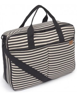 Чанта за път Baby Clic - Beige Stripes, голяма