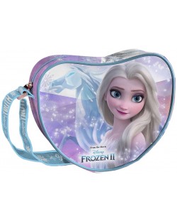 Чанта за рамо Coriex Frozen - Във формата на сърце, с едно отделение