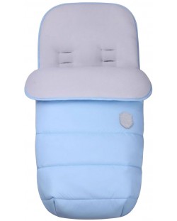 Чувалче за бебешка количка KikkaBoo - Embroidered, Baby Blue