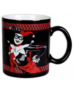Чаша с термо ефект GB eye DC Comics: Harley Quinn - Psychotic