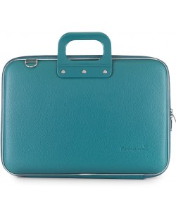 Чанта за лаптоп Bombata Maxi Classic - 17", синя