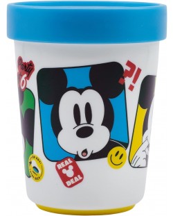 Чаша с неплъзгаща се основа Stor Mickey Mouse - Fun-Tastic, 260 ml