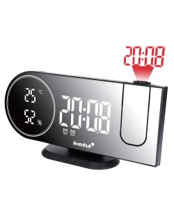 Часовник с термометър Levenhuk - Wezzer Tick H50, черен