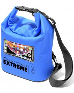 Водоустойчива чанта Cellularline - Voyager Extreme, 5 l, синя
