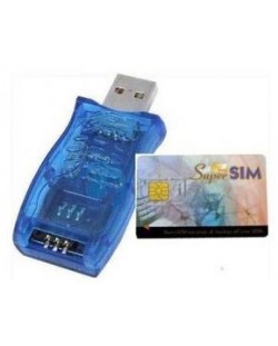 Четец за карти ESTILLO - Blue, USB 2.0, син