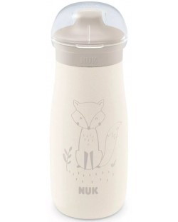 Чаша с твърд накрайник NUK - Mini-Mi, 300 ml, лисица