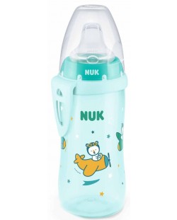 Чаша с преходен накрайник NUK - Active Cup, 300 ml, синя