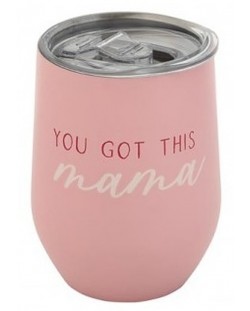 Чаша за мама Pearhead - You Got This Mama, 350 ml
