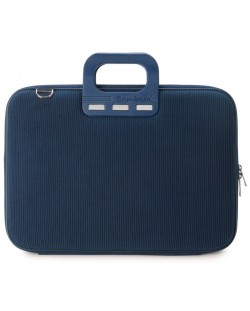 Чанта за лаптоп Bombata - Velluto, 15.6''-16'', тъмносиня