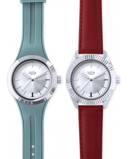 Часовник Bill's Watches Twist - Stone Blue & Burgundy