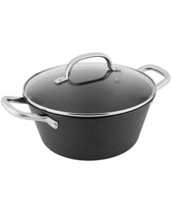 Чугунена тенджера BOJ - Classic CastIron, 28 х 9.5 cm, черна