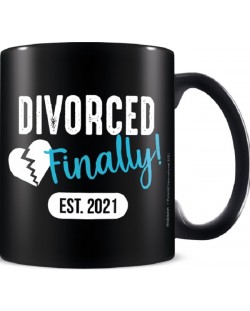 Чаша Pyramid Humor: Adult - Finally Divorced Black Pod
