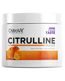 Citrulline Malate Powder, портокал, 210 g, OstroVit