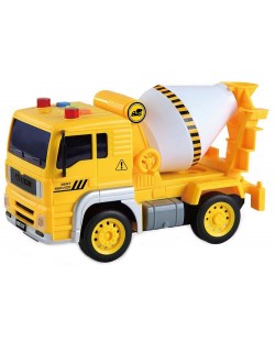 Детска играчка City Service - Строителен камион, със звук и светлини, асортимент