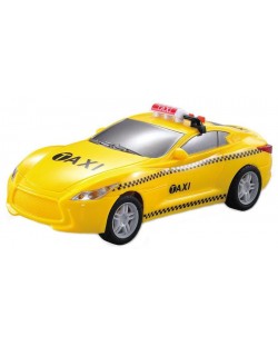 Детска играчка City Service - Такси, със звук и светлини