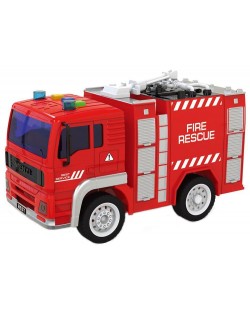 Детска играчка City Service - Пожарникарски камион, със звук и светлини, асортимент
