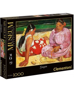 Пъзел Clementoni от 1000 части - Таитянки на плажа, Пол Гоген