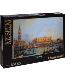 Пъзел Clementoni от 1000 части - Изглед към Двореца на дожите, Каналето