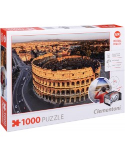 Пъзел Clementoni от 1000 части с VR очила - Рим