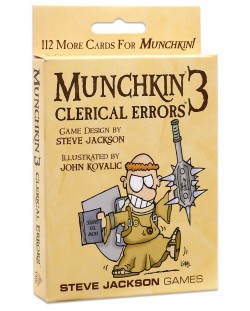 Разширение за игра с карти Munchkin 3 - Clerical Errors