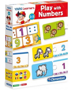 Детска игра Clementoni - Играй с числата