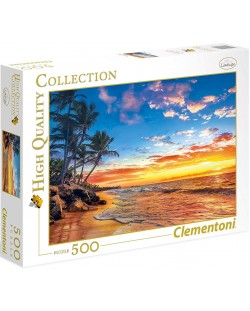 Пъзел Clementoni от 500 части - Райски плаж