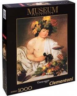 Пъзел Clementoni от 1000 части - Бакхус, Микеланджело да Караваджо